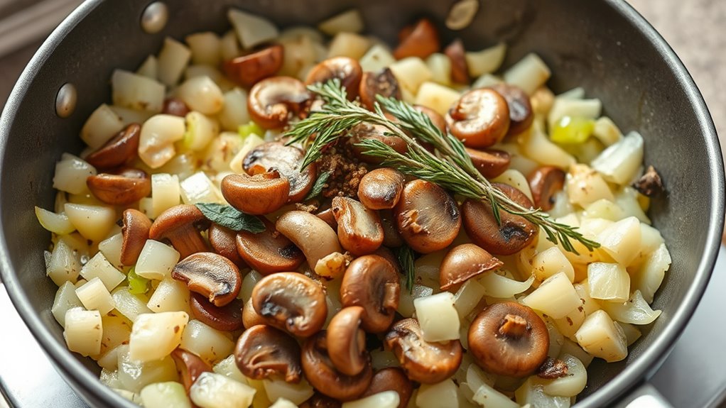 Vegan Stuffing With Mushrooms & Nori 5 aromatic cohesive baked delicious