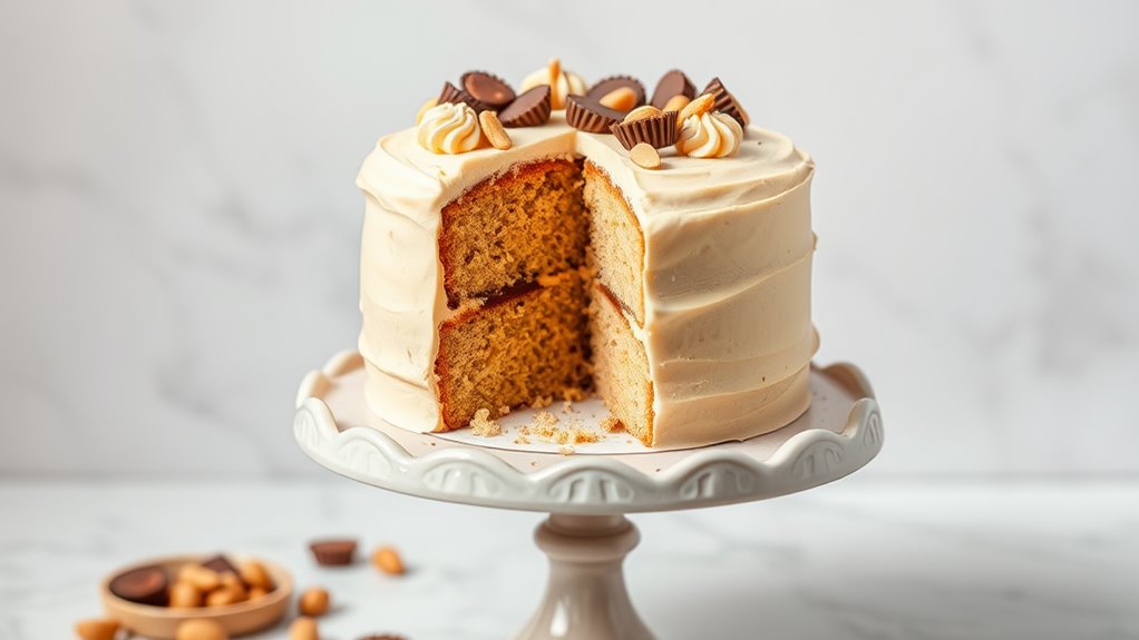 Ultimate Peanut Butter Cup Cake Recipe 5 bake cool frost serve