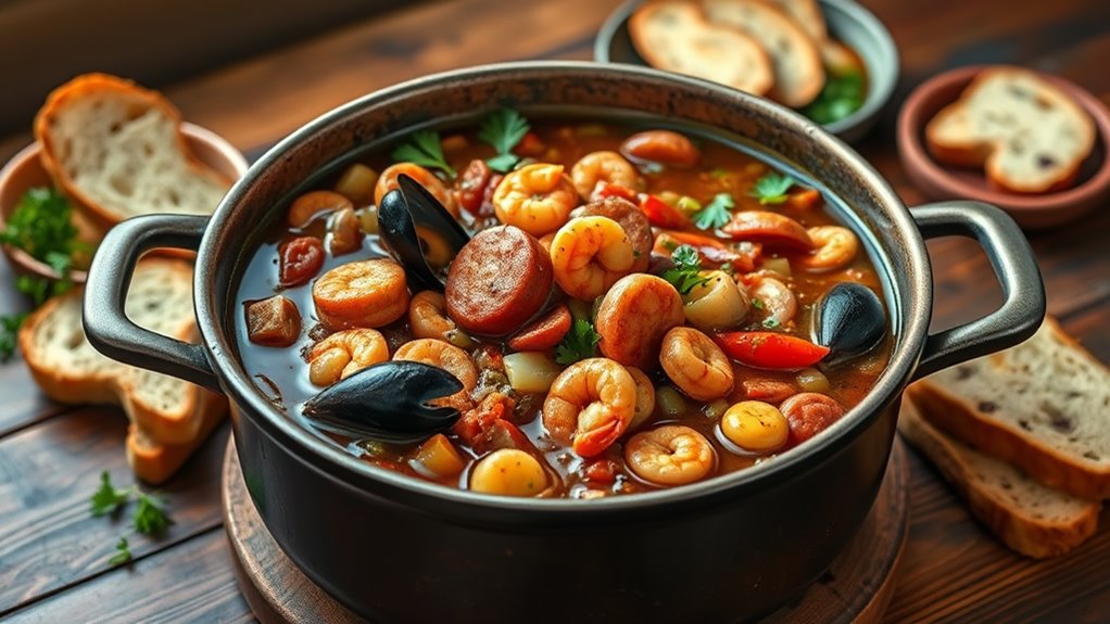 The Ultimate Guide to Making Classic Gumbo at Home 3 brown sausage add seafood