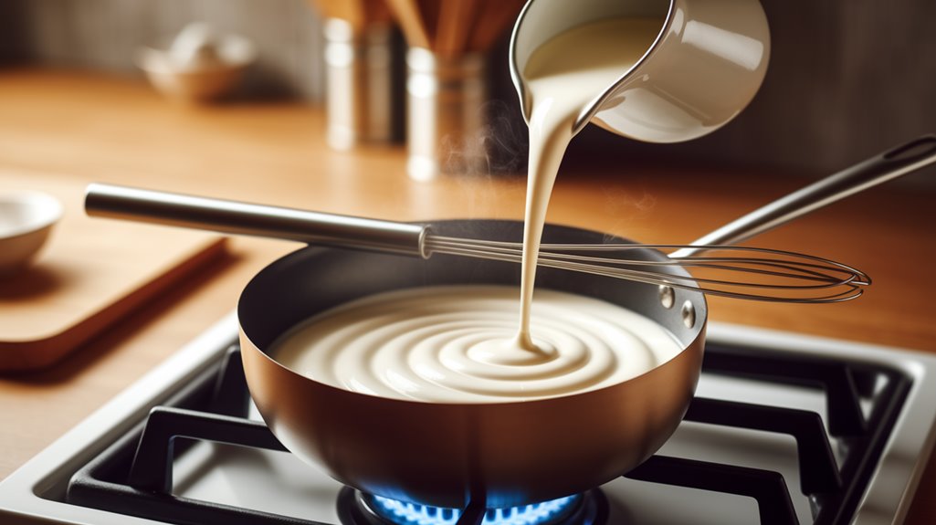 One-Pot Butternut Squash Mac & Cheese 7 add cream slowly stirring