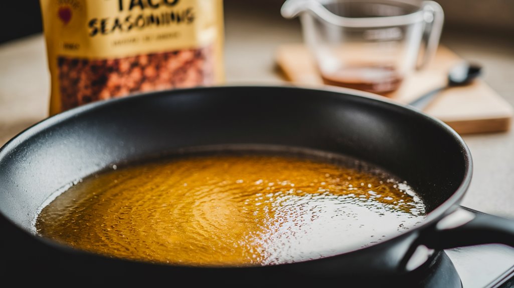 add heart healthy oil first