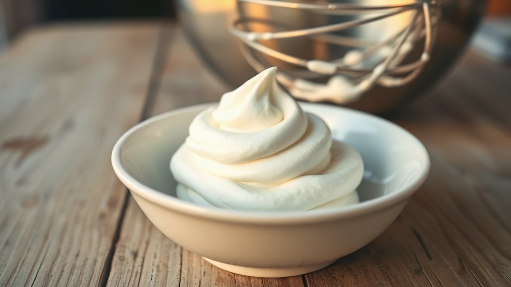 carefully fold in whipped cream