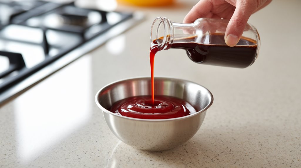 Homemade A1 Steak Sauce 3 combine worcestershire and ketchup