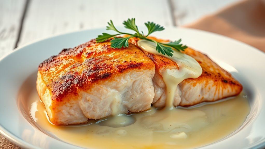 creamy garlic butter salmon