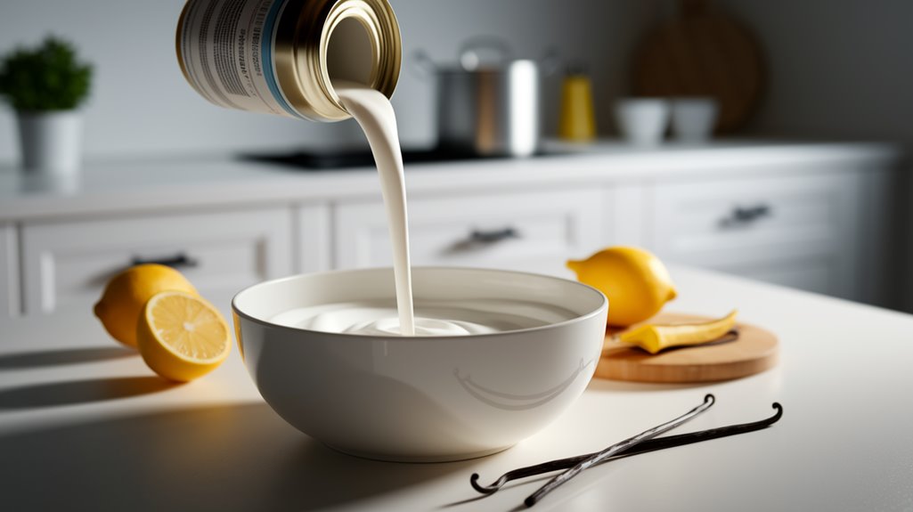 fill crust with milk