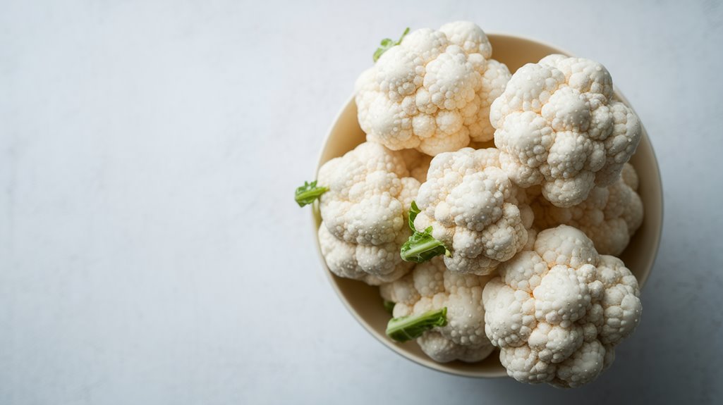gently rinse cauliflower florets