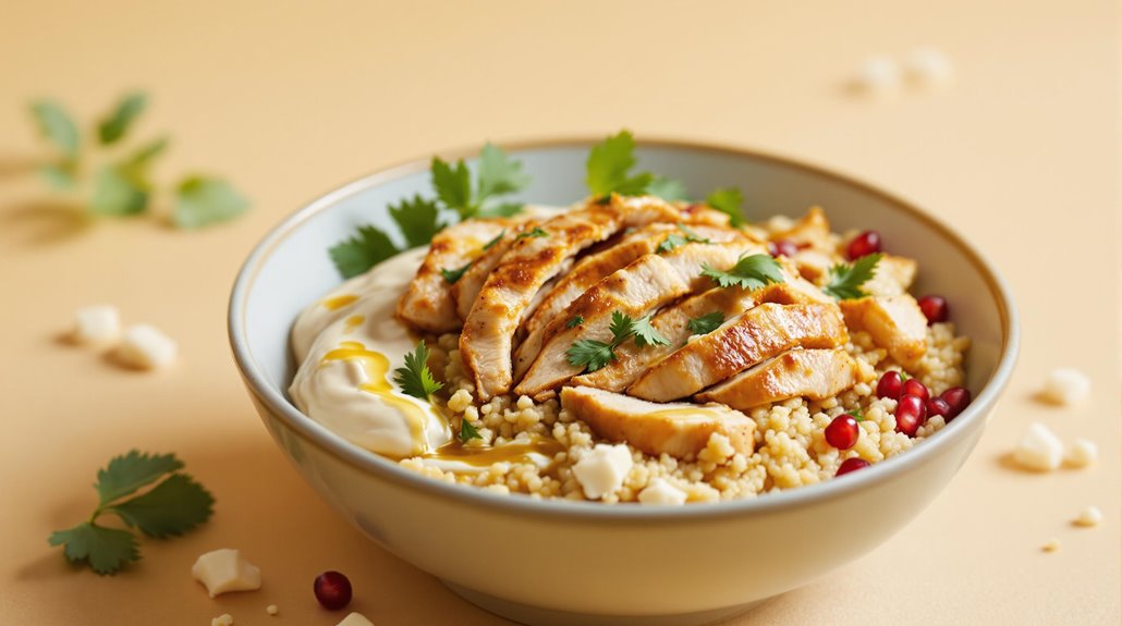 greek chicken tahini feta
