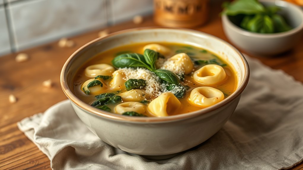 Spinach Tortellini Soup by Joanna Gaines 1 joanna s spinach tortellini soup