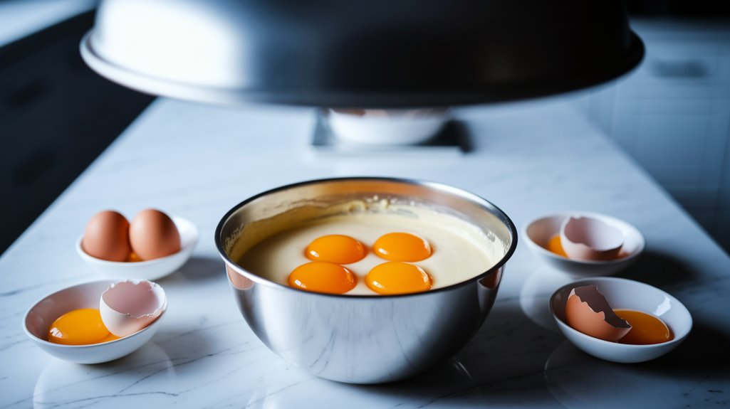 Burnt Basque Cheesecake 6 lightly beat four eggs