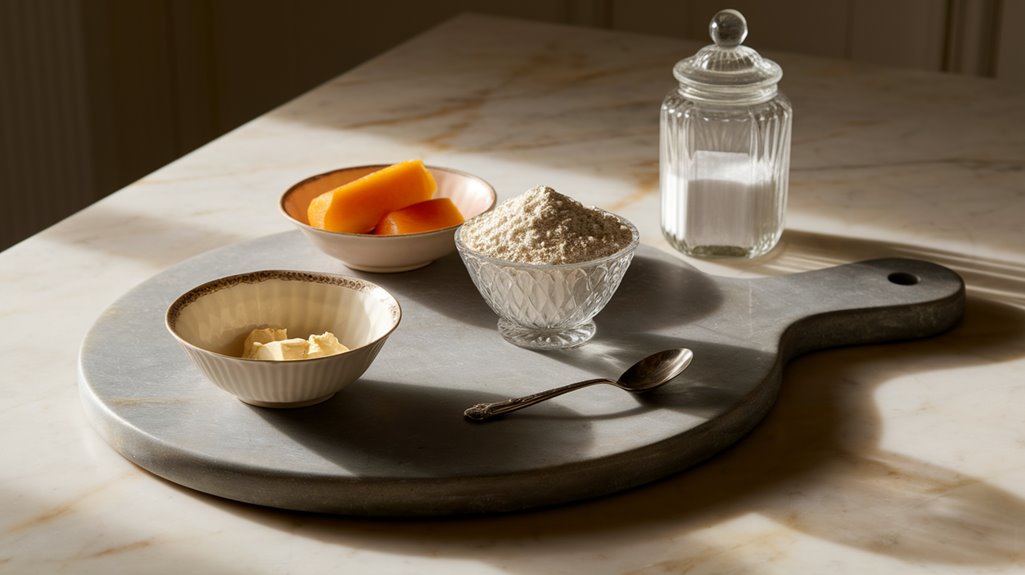 nutritious fresh peach ingredients