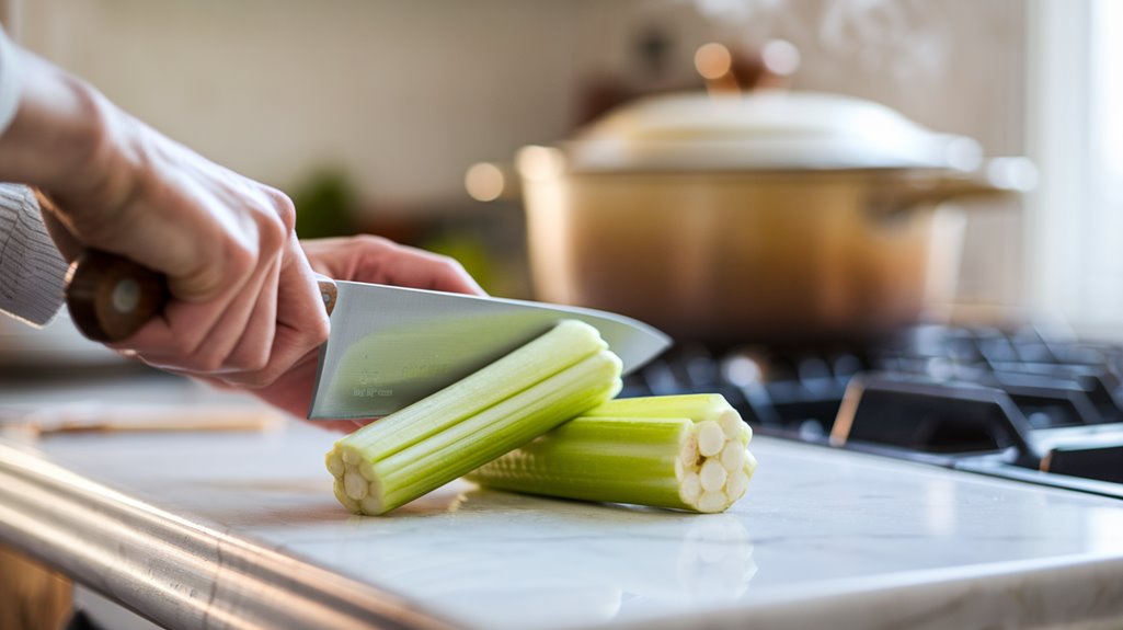 prepare celery with care