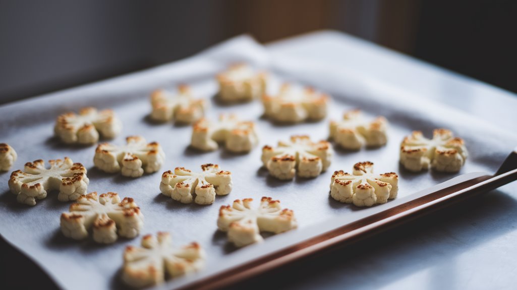 season and roast cauliflower
