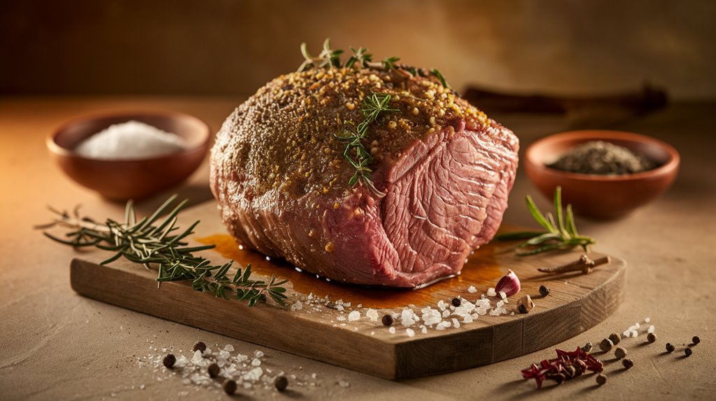 season pot roast evenly