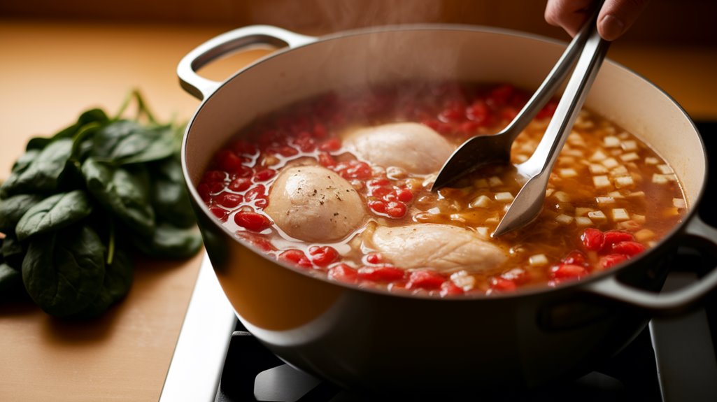 Spinach Tortellini Soup by Joanna Gaines 5 simmer local lean chicken