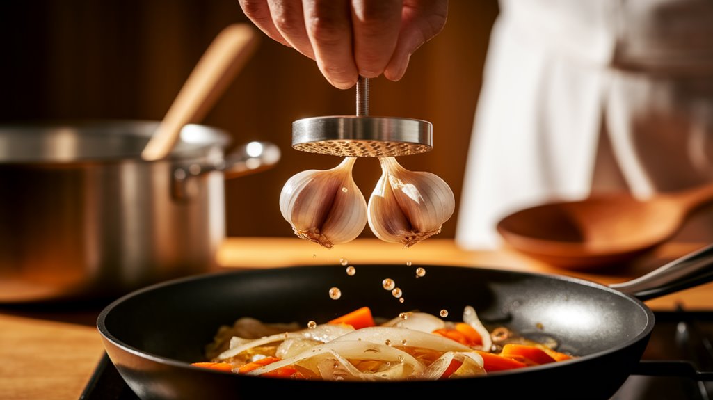sizzle nutritious garlic cloves