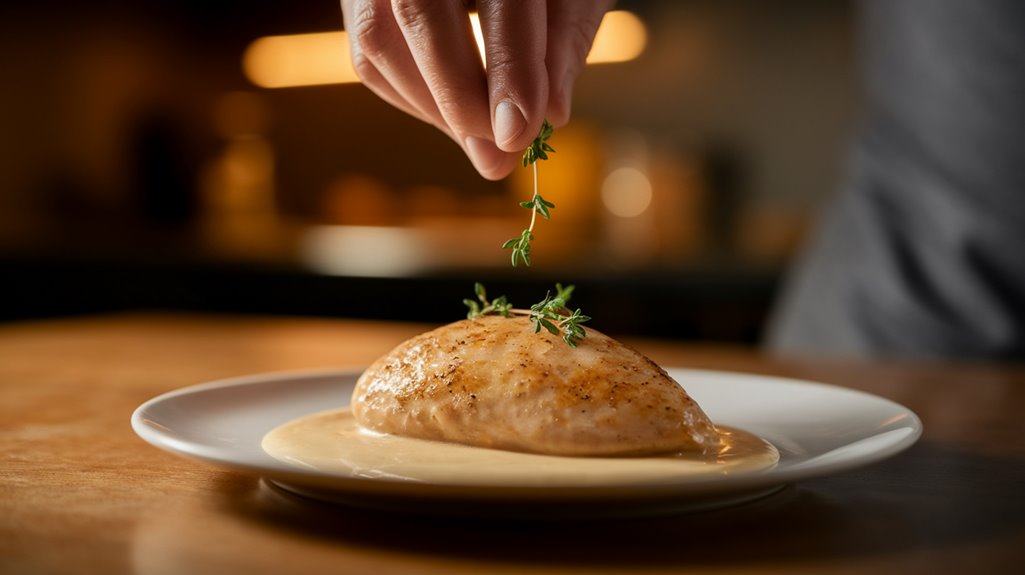 Marry Me Chicken 7 sprinkle thyme on chicken