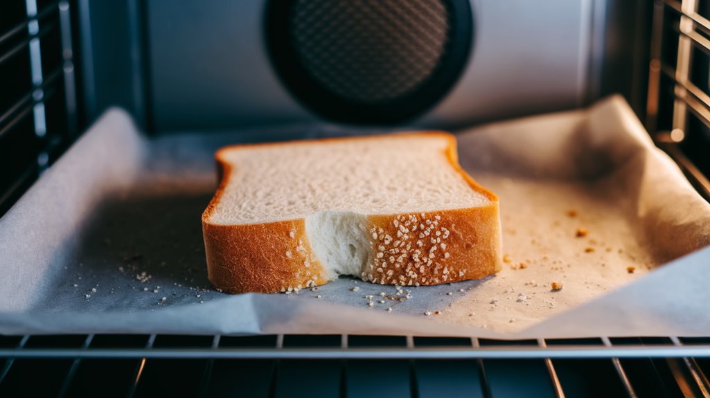 toast bread until crisp