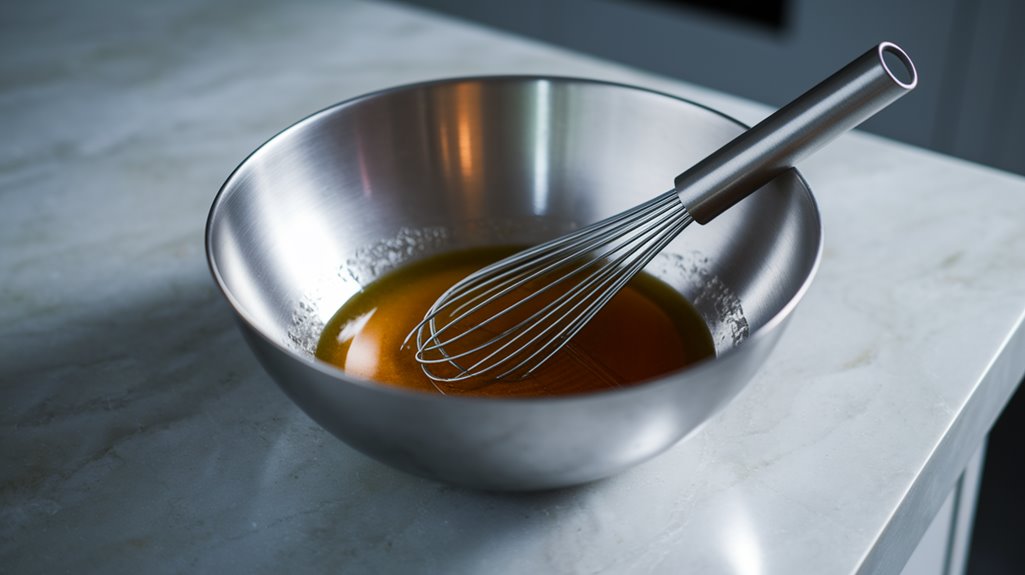 whisk wet ingredients smoothly