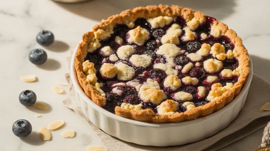 Rustic French Blueberry Crumble Tart Recipe 1 rustic french blueberry tart recipe vrhl3