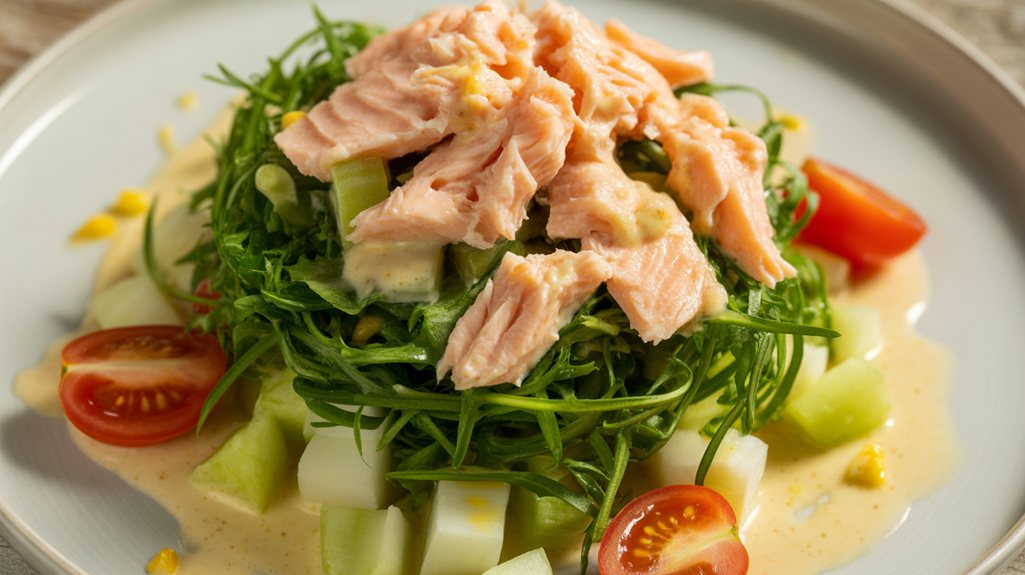 flavorful salmon salad simple deliciousness