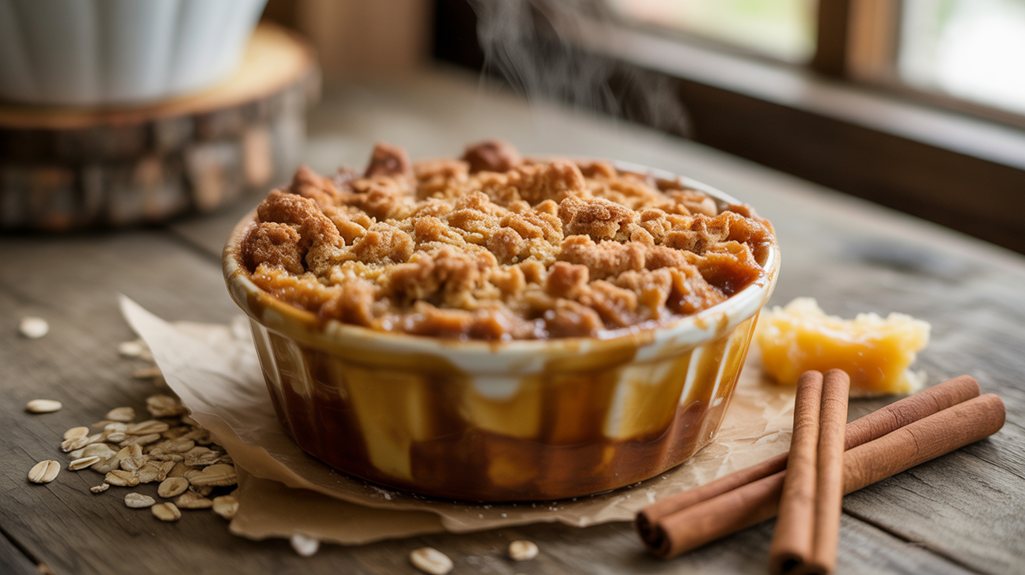nostalgic honey graham apple crisp 057td