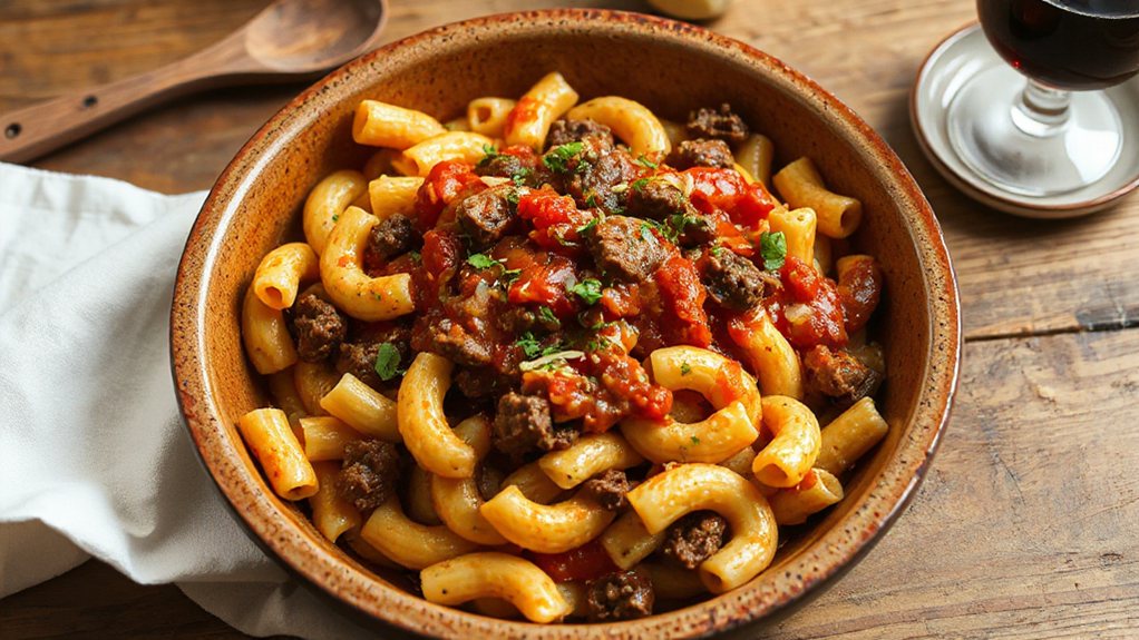 Our Recipes 34 savory ground beef macaroni dinner